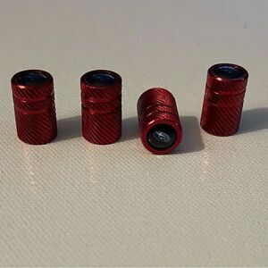 Subaru Valve Stem Caps in Red NWT